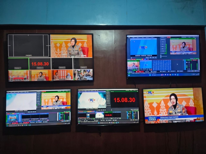 Kasat Lantas Polres Kampar Terlibat Dialog Pajak Daerah di Riau TV Pentingnya Kesadaran Bayar Pajak Ditekankan Kampar Maju!