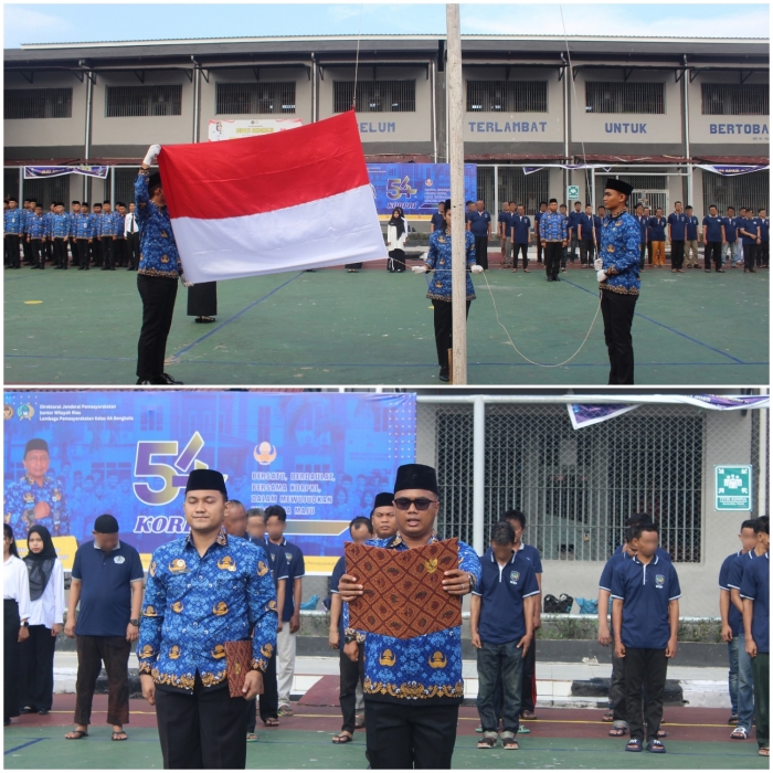 Lapas Bengkalis Laksanakan Upacara HUT ke-54 Korpri Sebagai Momentum Penguatan Pengabdian