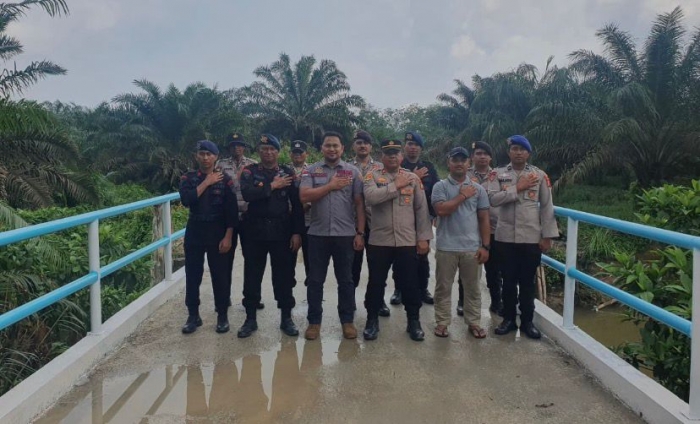 Jembatan Sei Silam Rampung 100% dalam 10 Hari oleh Polda Riau & Polres Kampar