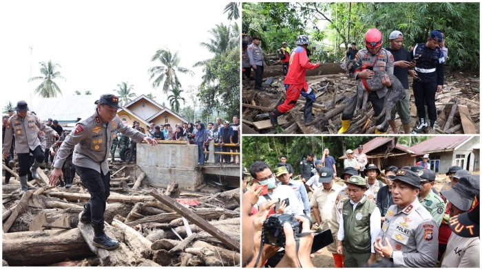 Menteri Kehutanan dan Kapolda Riau Terjun Langsung ke Lokasi Bencana di Agam, Percepatan Evakuasi dan Bantuan Terus Dikerahkan