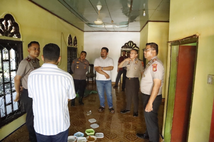 Kapolres Kampar Kunjungi Proyek SPPG Desa Tanjung, Minta Pekerjaan Tepat Waktu