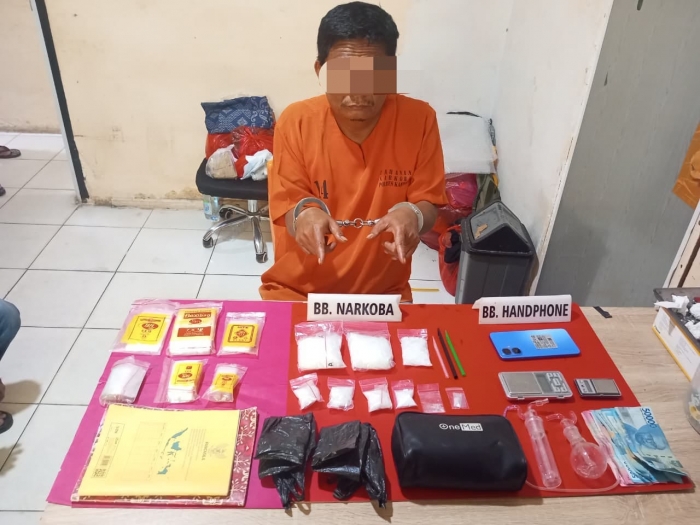 Kembali, Polres Kampar Kejar Bandar Narkoba ke Rohul Sabu-sabu 276,1 Gram Berhasil Diamankan