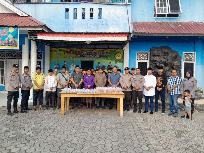 Ramadhan Penuh Berkah, Polres Kampar Hadirkan Senyum di Panti Asuhan Putra Muhammadiyah!