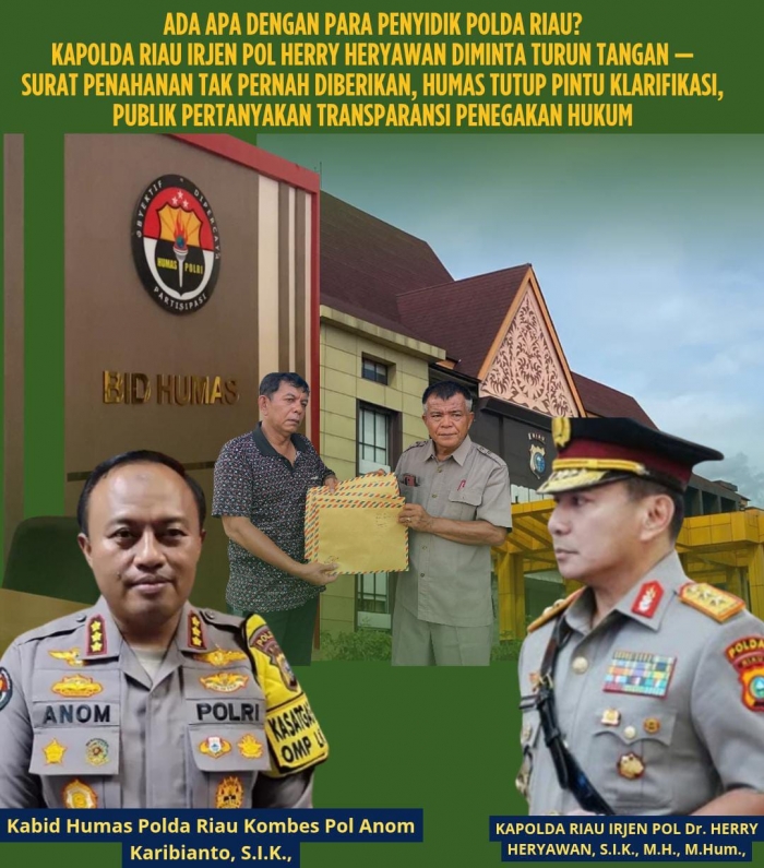 Dugaan Kejanggalan di Balik Bungkamnya Humas Polda Riau: Akses Informasi Publik Tertutup Rapat, Nasib Ibu M Menggantung