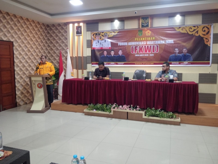 Sah, FKWI Inhil Resmi Dikomandoi Riky , Forkopimda Hadiri Pelantikan