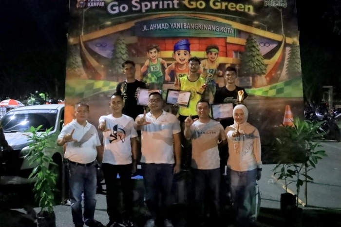Polres Kampar Gelar Green Policing Running Race, Ajak Generasi Muda Beraktivitas Positif
